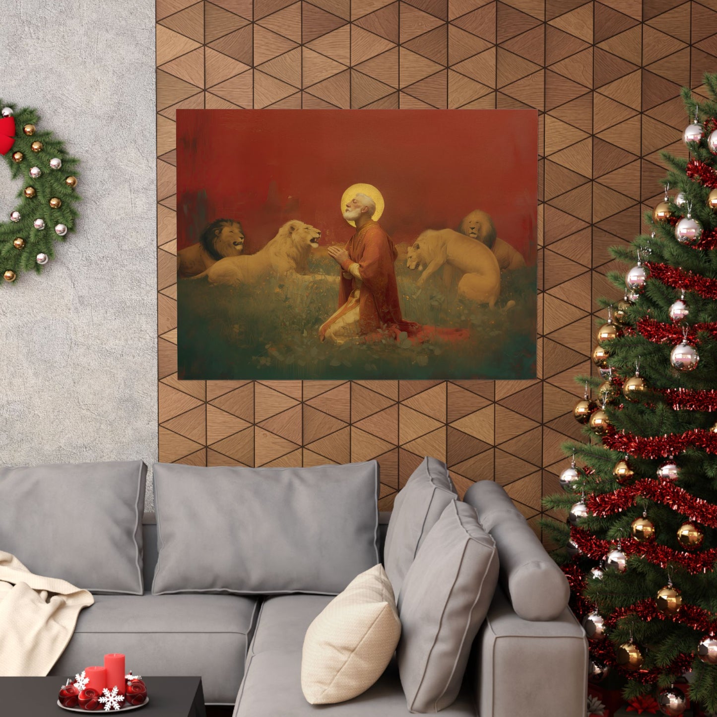 Saint Ignatius of Antioch - Sanctified Souls Print - Multiple Sizes - Premium Posters - Catholic Art - Christian Home Decor Artwork