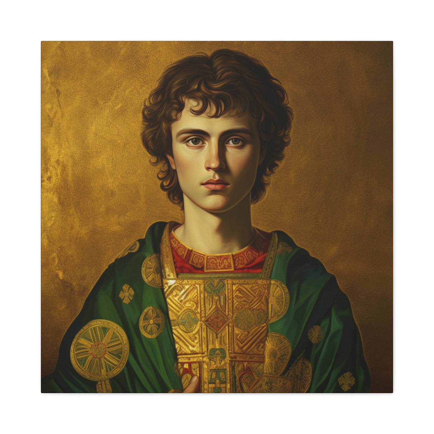 Saint Pantaleon Canvas Print - Multiple Sizes - Catholic Home art - Museum Wrapped Canvas - Sanctified Souls Print