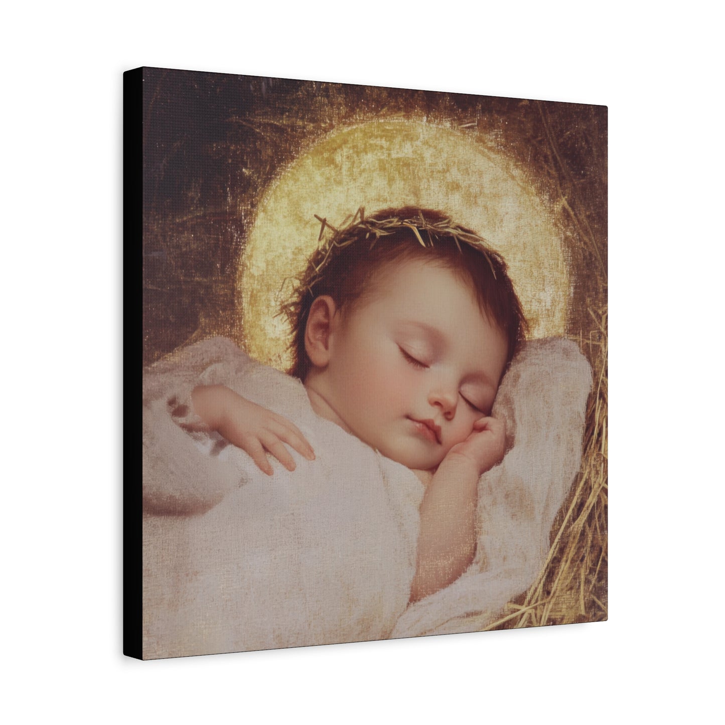 The Christ Child Born Into the Quiet of the World - Gallery Wrapped Canvas - Print - Religious Art for your Home - Catholic Art Print