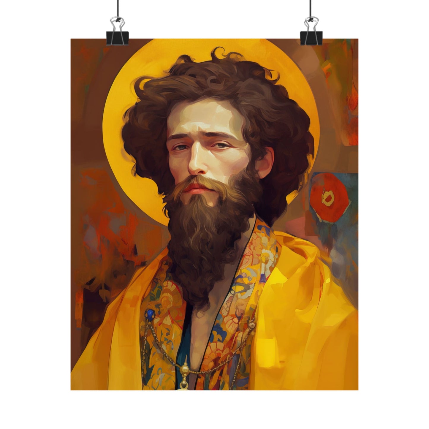Saint James the Greater - Apostle - Sanctified Souls Print - Multiple Sizes - Premium Matte Vertical Posters