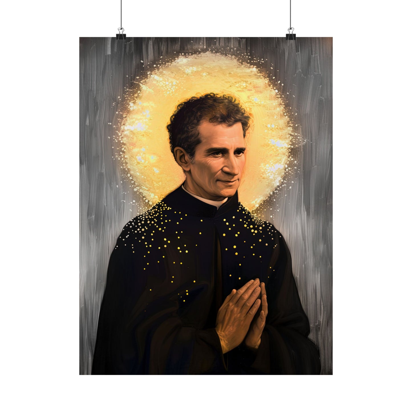 Saint John Bosco / Don Bosco  - Sanctified Souls Print - Multiple Sizes - Premium Matte Vertical Posters
