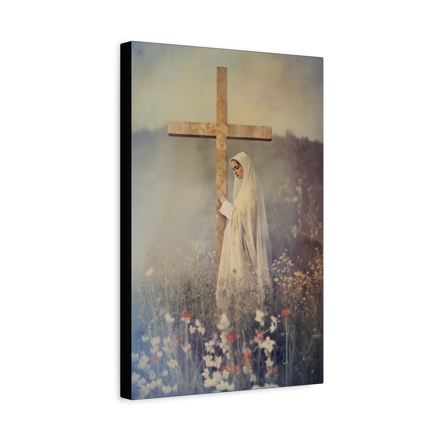 The Feast of the Exaltation of the Holy Cross - Multiple Sizes - Catholic Home art - Museum Wrapped Canvas - Sanctified Souls Print