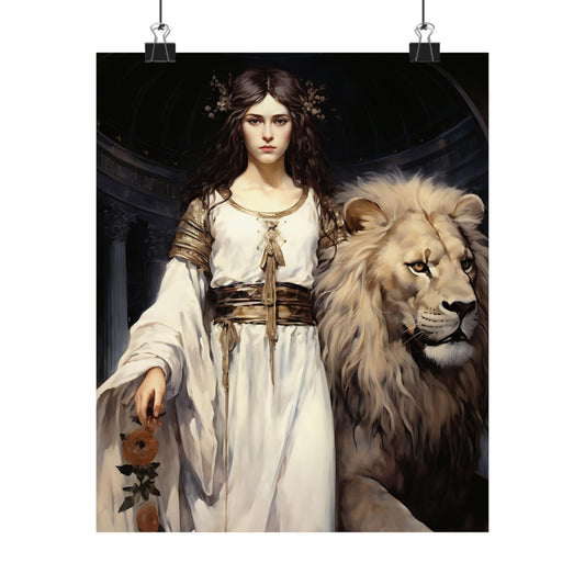 Saint Euphemia Print - Sanctified Souls Print - Multiple Sizes - Premium Matte Vertical Posters
