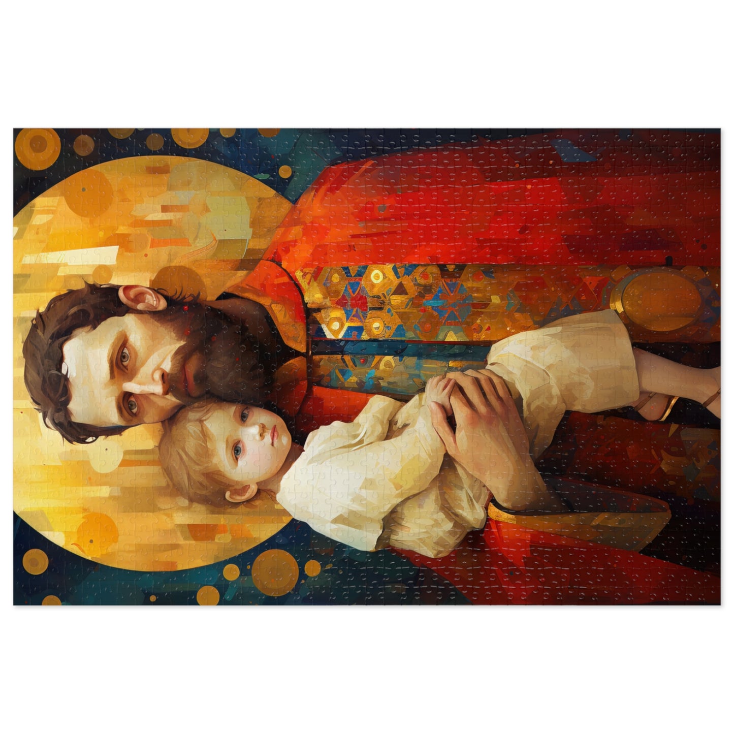 Saint Christopher - Puzzle and Keepsake Tin - Religious Jigsaw Puzzle (30, 110, 252, 500,1000-Piece) - Religious Puzzle