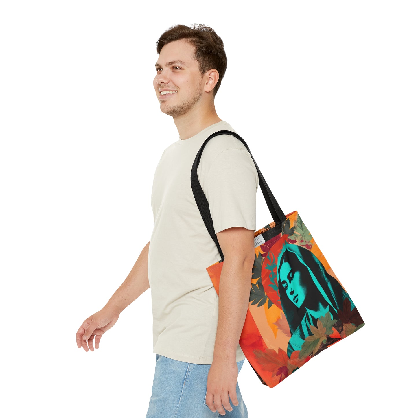 Our Lady of Guadalupe Tote Bag - Catholic faith inspired carry-all purse - day to day bag
