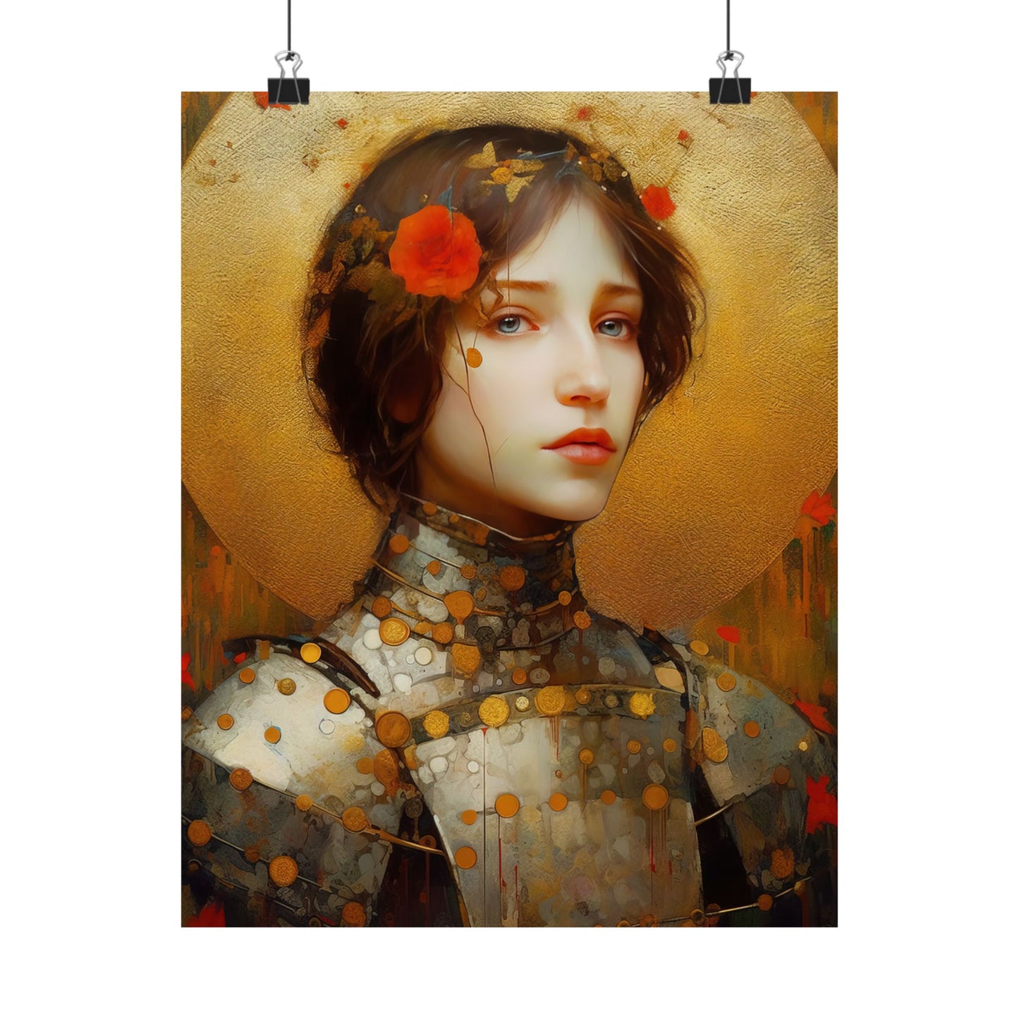 Saint Joan of Arc Print - Sanctified Souls Print - Multiple Sizes - Premium Matte Vertical Posters