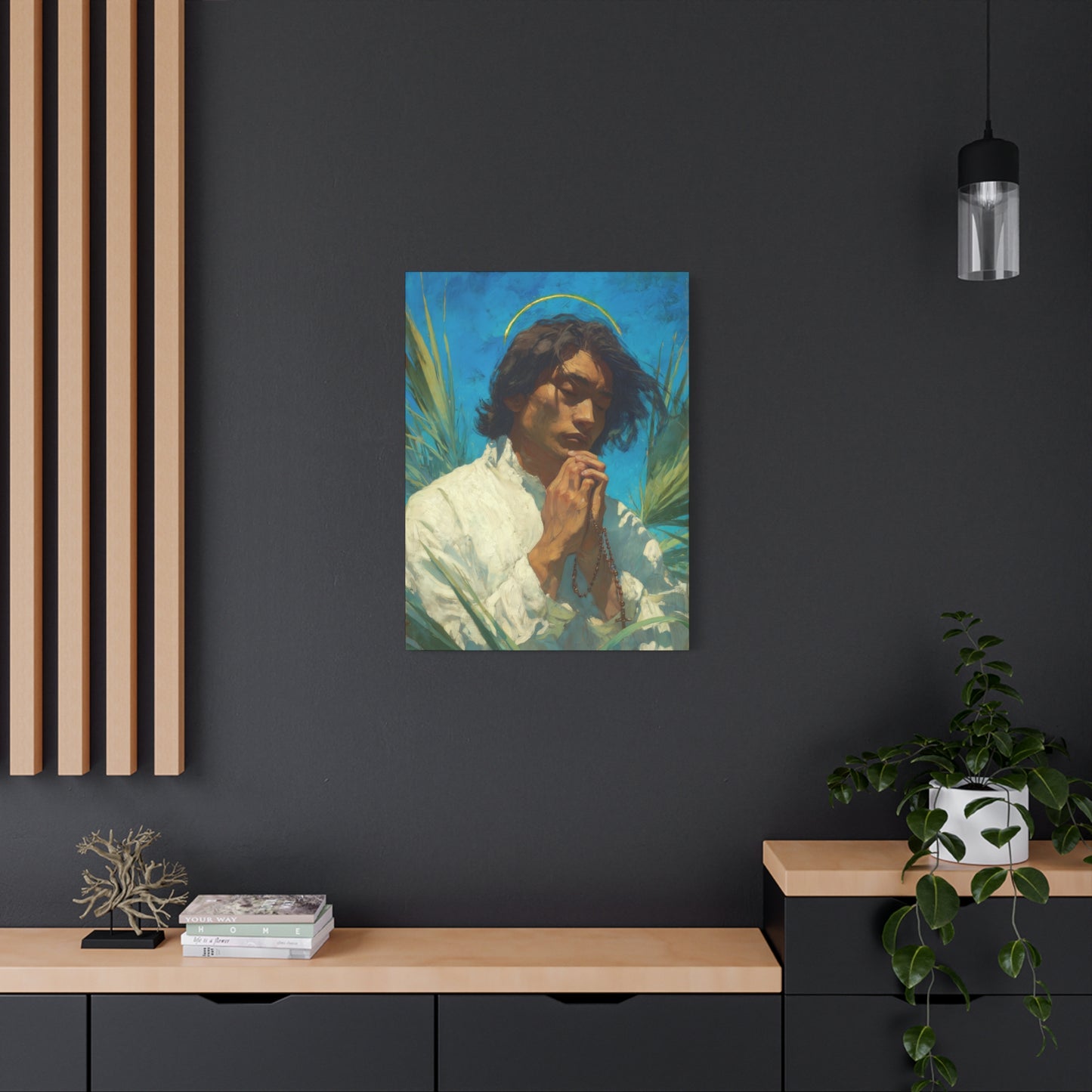 Saint Lorenzo Ruiz - Multiple Sizes - Catholic Home art - Museum Wrapped Canvas - Sanctified Souls Print - Catholic Martyr Art