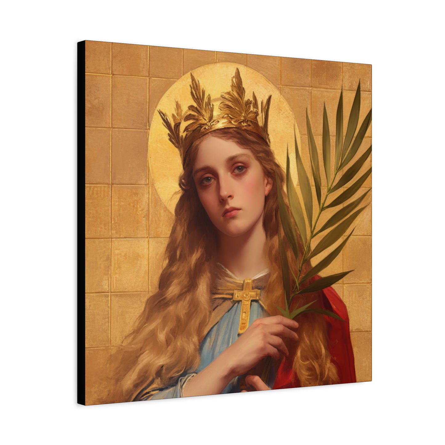 Saint Agrippina - Gallery Wrapped Canvas - Print - Religious Art for your Home - Catholic Art