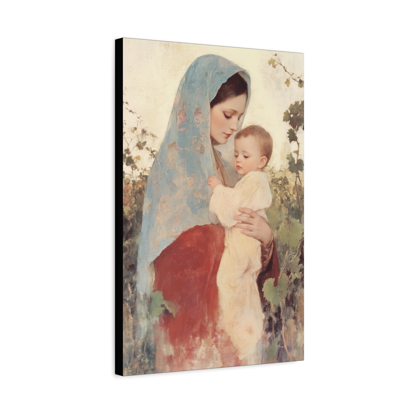 Our Lady of the Grapes / Out Lady of the Harvest - Gallery Wrapped Canvas - Print - Religious Art for your Home - Catholic Art