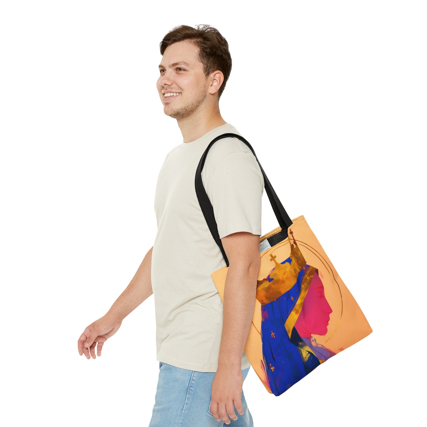 Mother Mary -  Source of Eternal Grace Tote Bag - Large Medium Small Faith Art Bag - Catholic Faith Purse - Religious Carry All