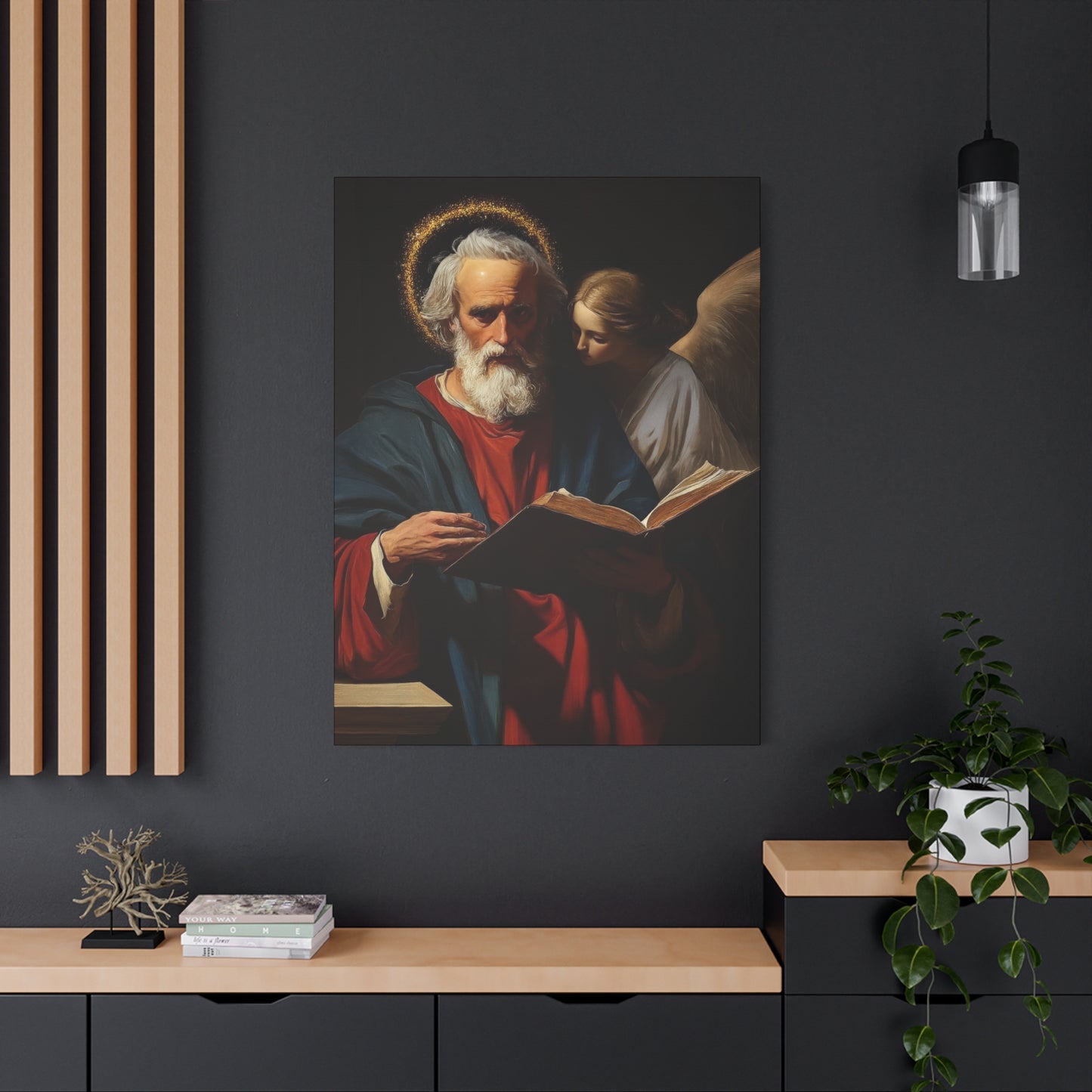 Saint Matthew the Apostle - Gallery Wrapped Canvas - Print - Religious Art for your Home - Catholic
