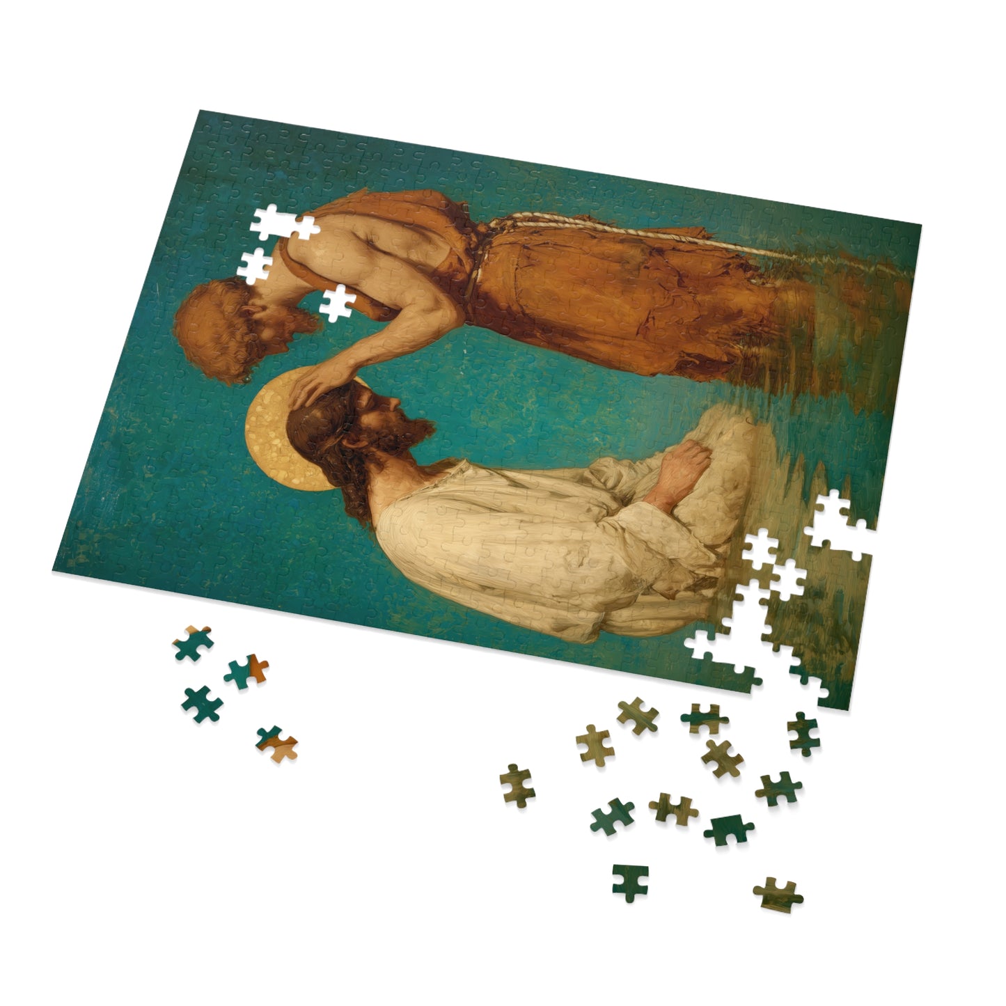 Saint John the Baptist, The Prophet and the Promise - Puzzle & Keepsake Tin - Religious Jigsaw Puzzle (30, 110, 252, 500,1000-Piece)