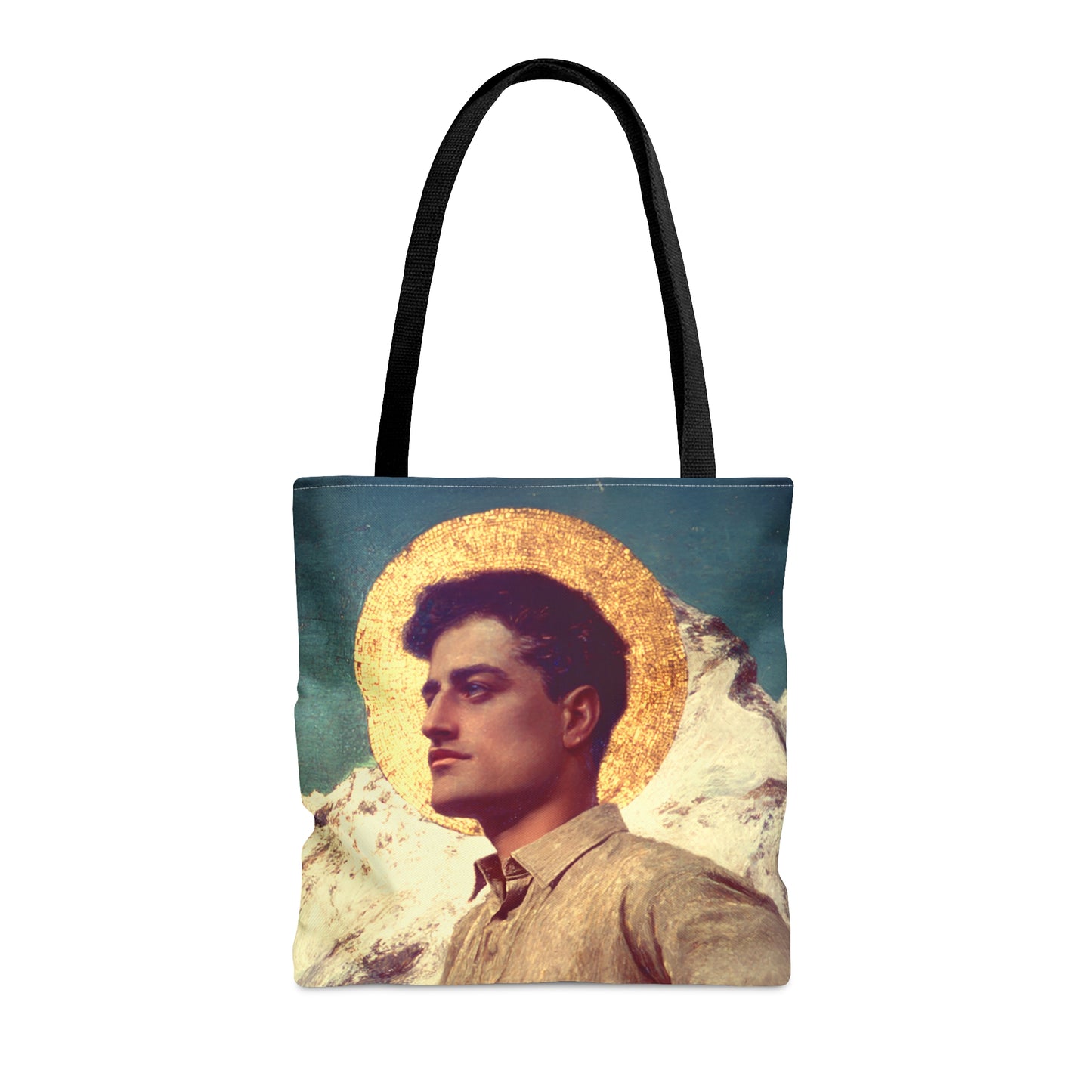 Saint Pier Giorgio Frassati - Tote Bag - Large Medium Small Faith Art Bag - Bible Study Faith Purse - Double Sided