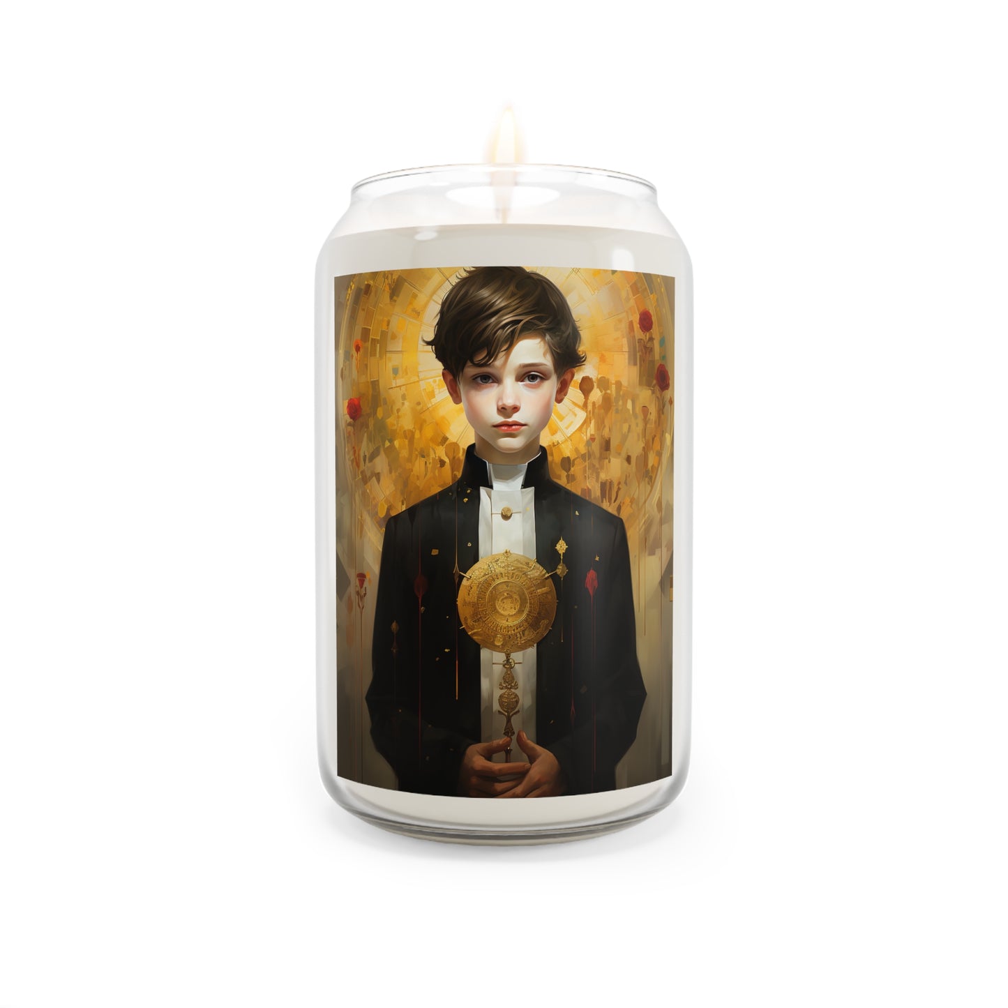Saint Dominic Savio - Scented Prayer Candle, 13.75oz - Tall Size - Religious Prayer Candle - Catholic Art