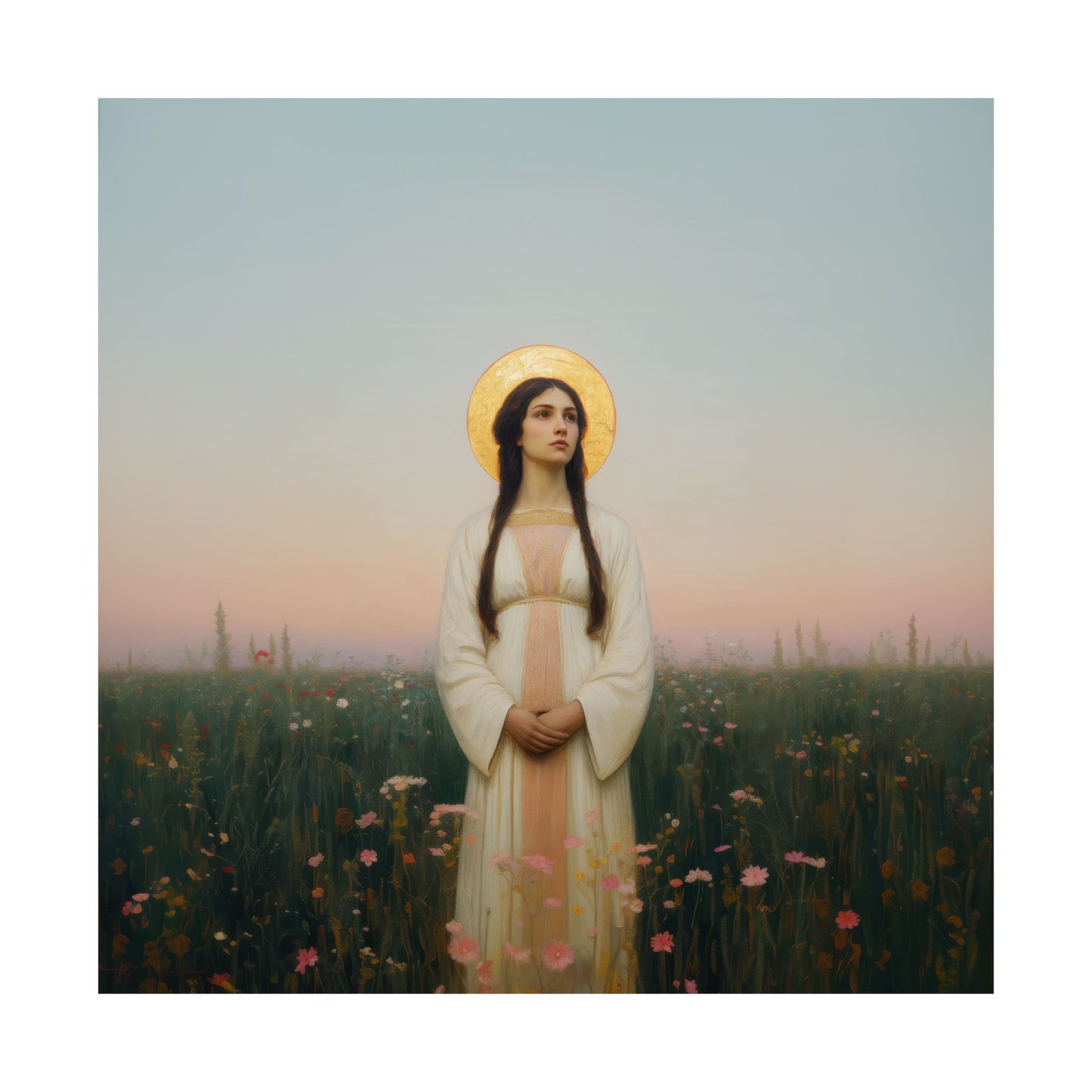 Saint Sabina - Sanctified Souls Print - Multiple Sizes - Premium Matte Vertical Posters - Patron Saint Art