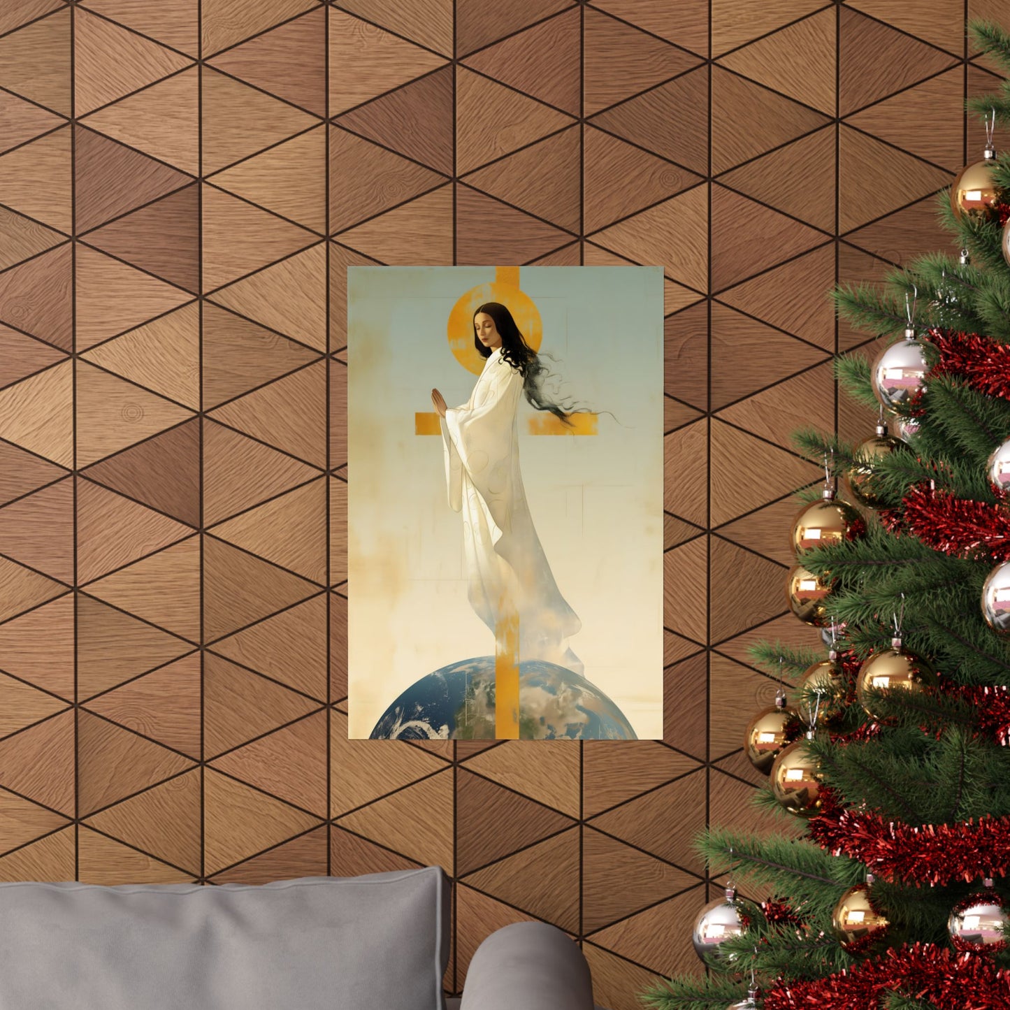 Our Lady of Akita - Mother Mary - Sanctified Souls Print - Multiple Sizes - Premium Matte Vertical Posters