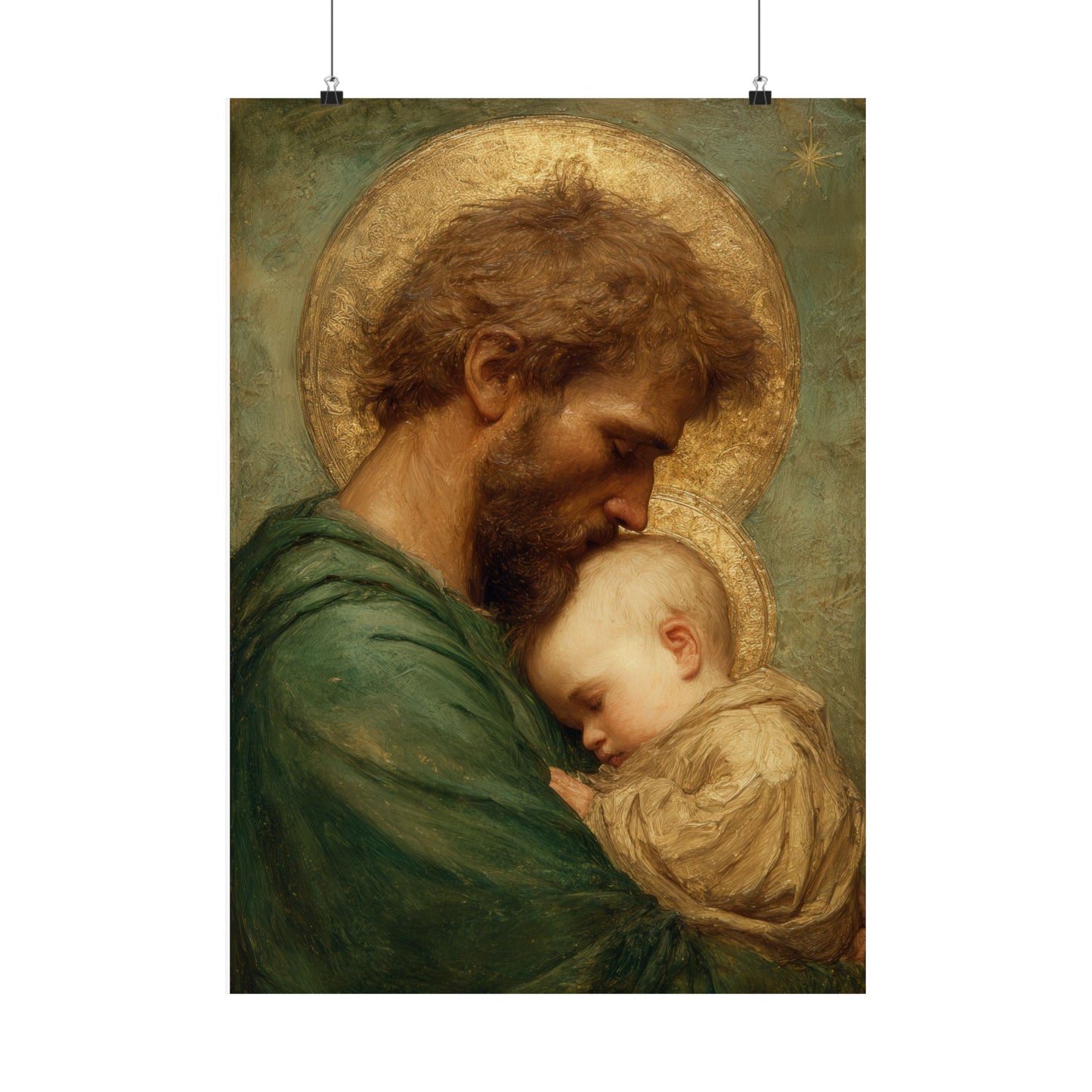 Saint Joseph the Father - Sanctified Souls Print - Multiple Sizes - Premium Matte Vertical Posters