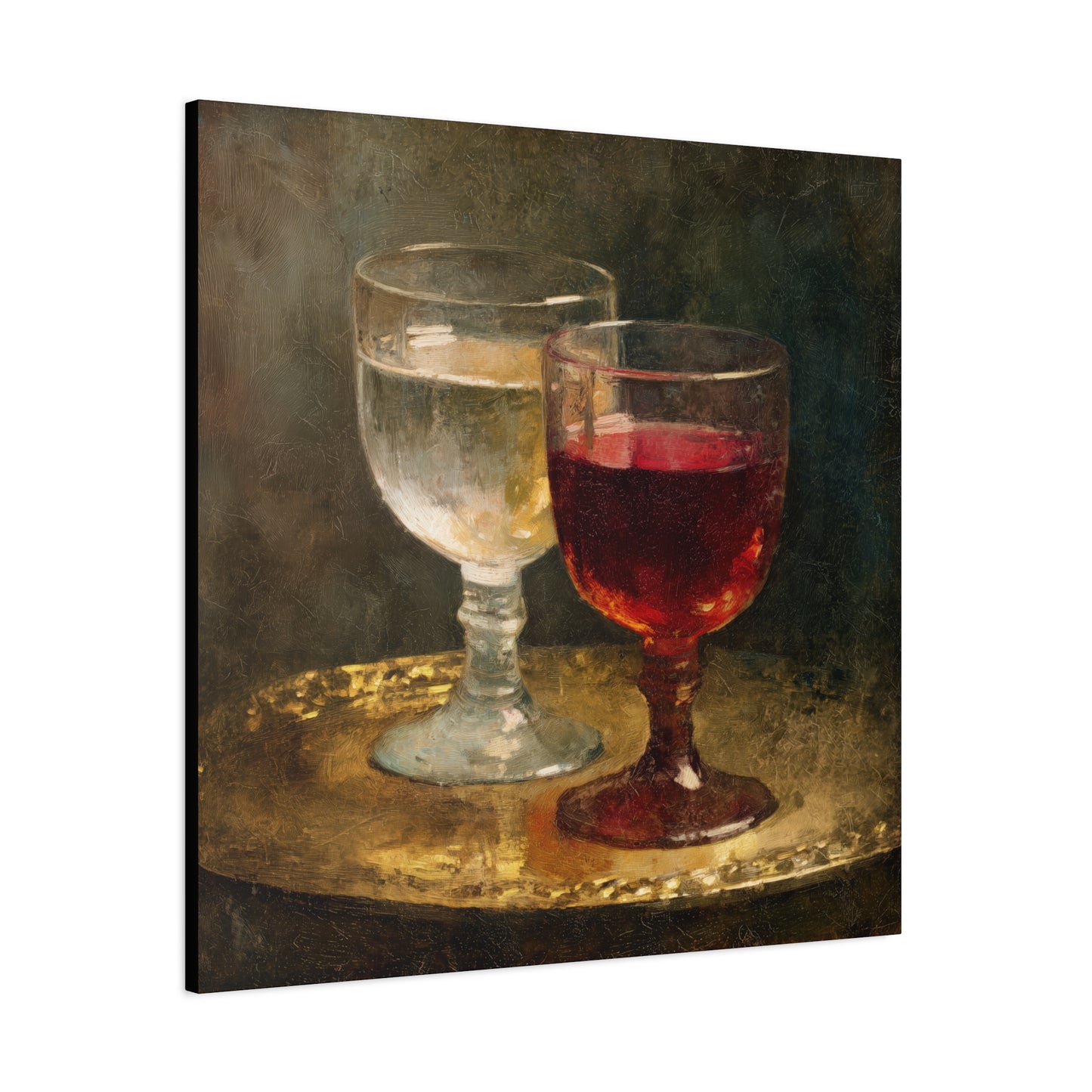 Cana and the Miracle of Abundance - Water into Wine - Gallery Wrapped Canvas - Print - Religious Art for your Home - Catholic Art Print