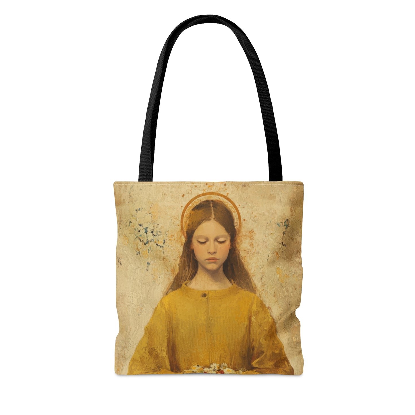 Saint LucyTote Bag - Large Medium Small Faith Art Bag - Catholic Faith Purse - Religious - Prayer Bag - Devotional Purse - Bible Bag