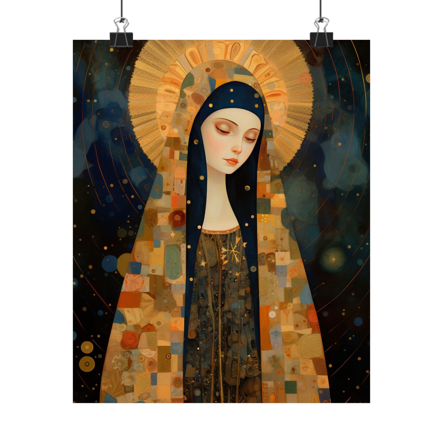 The Eternally Beloved: Mary in Art - Sanctified Souls Print - Multiple Sizes - Premium Matte Vertical Posters