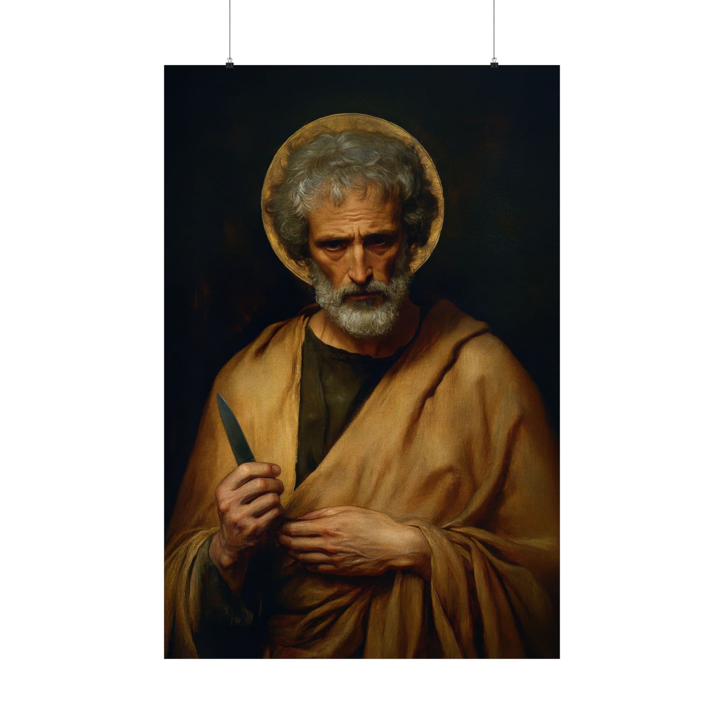Saint Bartholomew the Apostle - Sanctified Souls Print - Multiple Sizes - Premium Matte Vertical Posters
