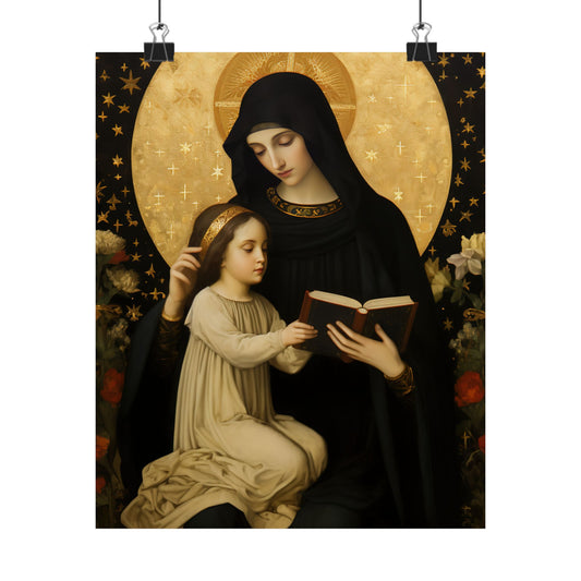 St. Marcellina - Catholic Saint Poster Print