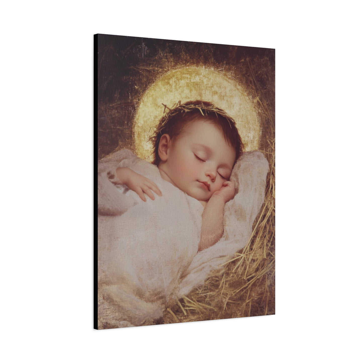 The Christ Child Born Into the Quiet of the World - Gallery Wrapped Canvas - Print - Religious Art for your Home - Catholic Art Print