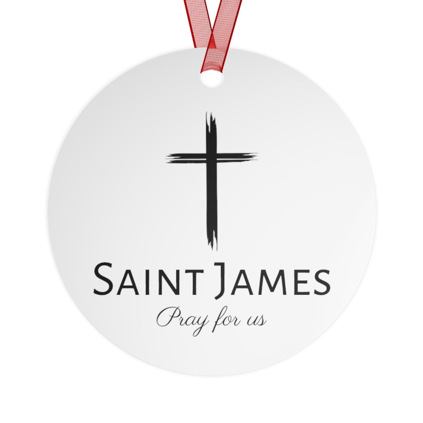 Saint James the Lesser - Apostle Metal Ornament - Religious Holiday Christmas Keepsake - Religious Catholic Tree Ornament - Christmas Gift