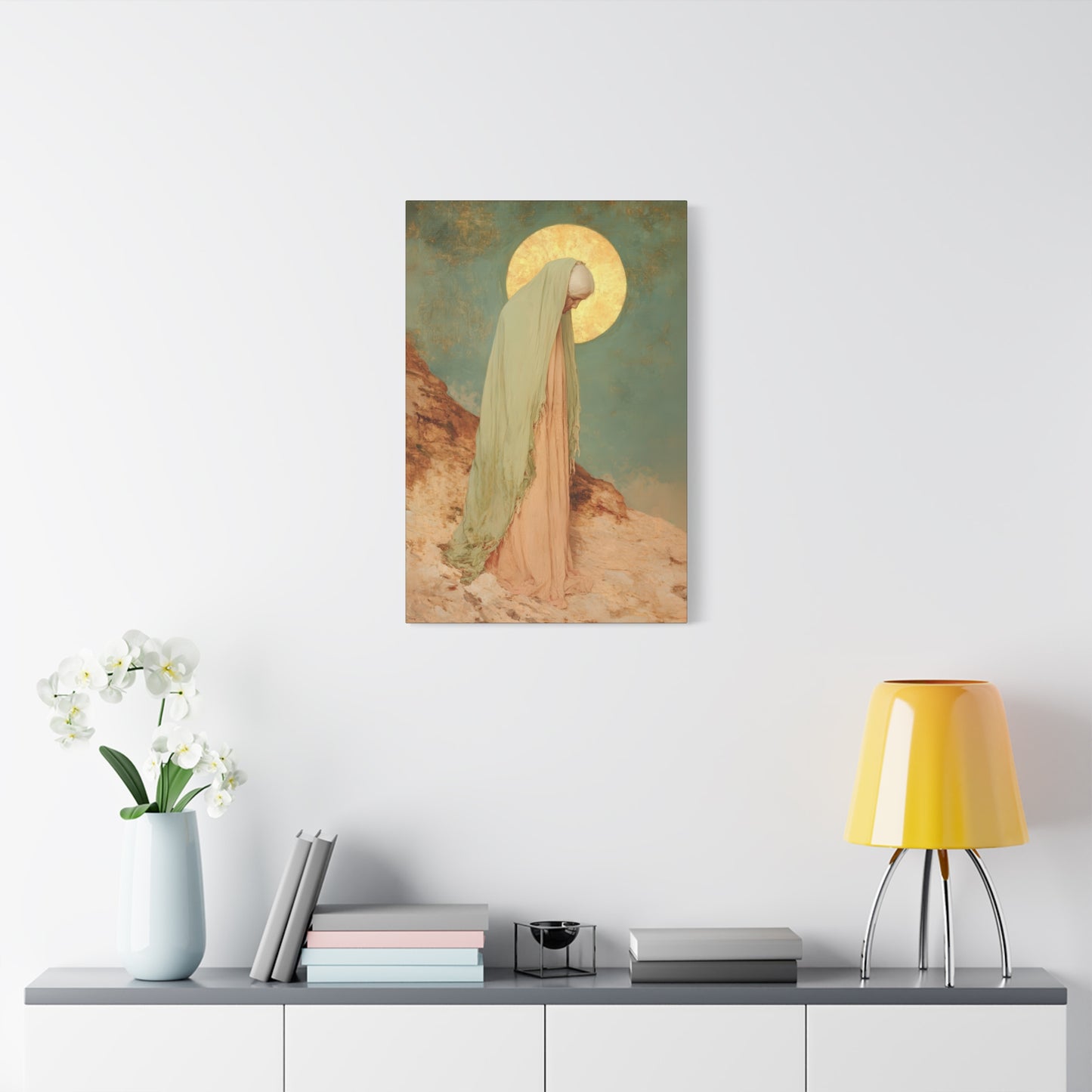 Saint Melania the Elder - Desert Mother - Gallery Wrapped Canvas - Print - Religious Art for your Home - Catholic Art Print