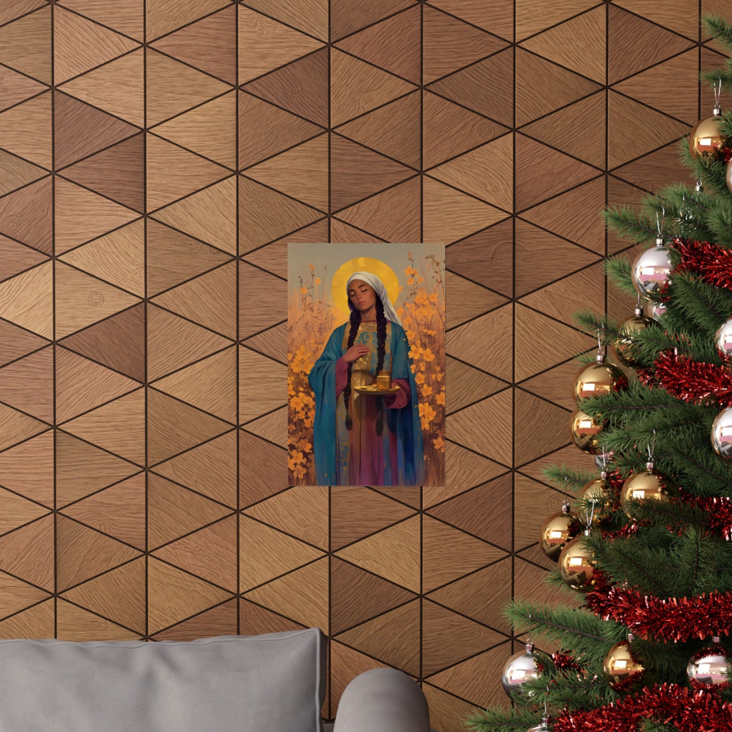 Saint Hermione of Ephesus - Sanctified Souls Print - Multiple Sizes - Premium Matte Vertical Posters