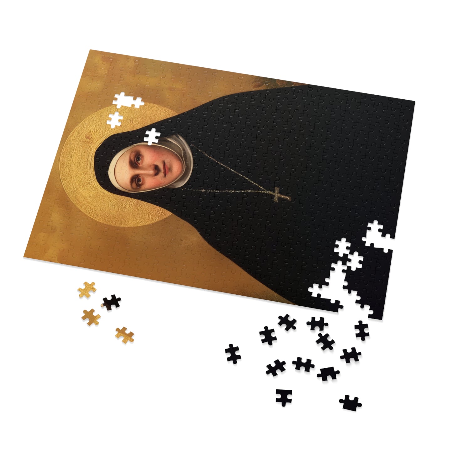 Saint Geltrude Caterina Comensoli - Puzzle & Keepsake Tin - Religious Jigsaw Puzzle (30, 110, 252, 500,1000-Piece)