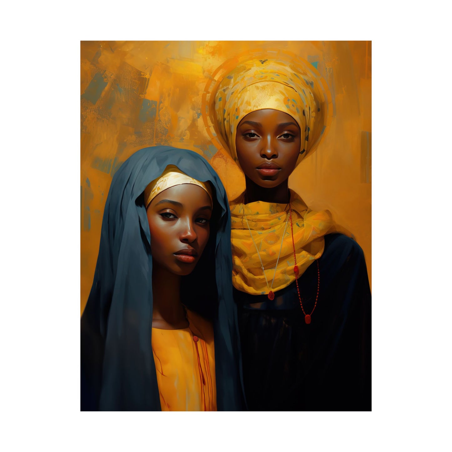 Saint Perpetua and Saint Felicity Print - Sanctified Souls Print - Multiple Sizes - Premium Matte Vertical Posters