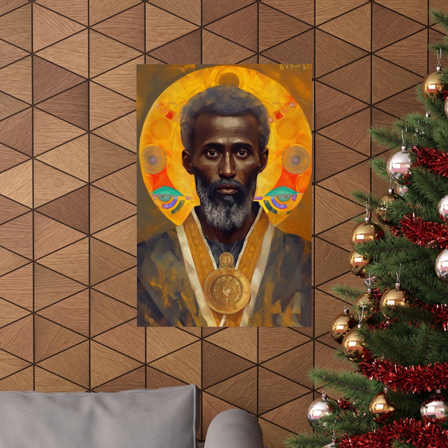 Saint Frumentius - Sanctified Souls Print - Multiple Sizes - Premium Matte Vertical Posters