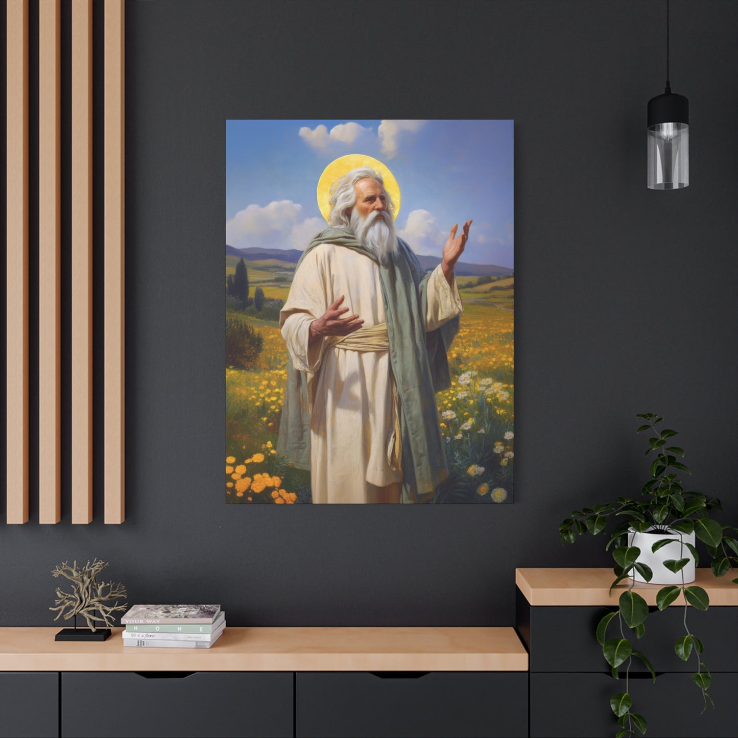 Saint Hilary of Arles - Gallery Wrapped Canvas - Print - Religious Art for your Home - Catholic Art Print