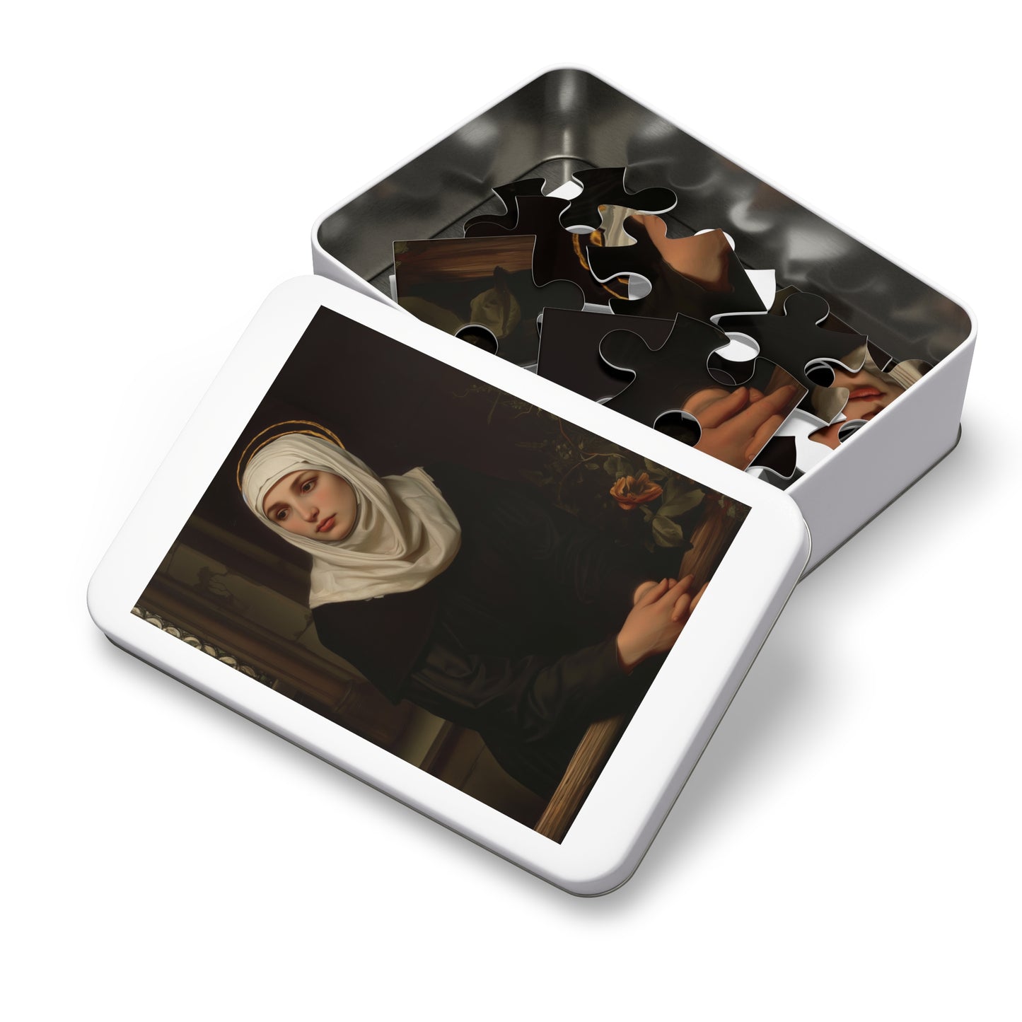 Saint Angela Merici - Puzzle and Keepsake Tin - Religious Jigsaw Puzzle (30, 110, 252, 500,1000-Piece)