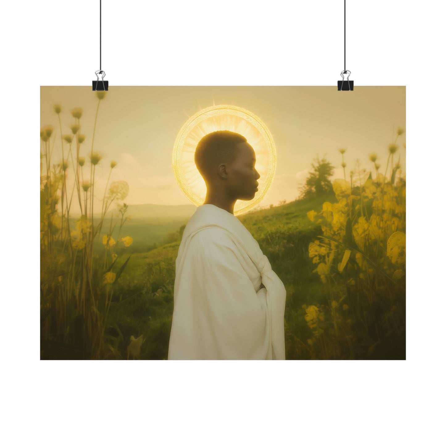 Saint Charles Lwanga- Sanctified Souls Print - Multiple Sizes - Premium Posters - Catholic Art - Christian Home Decor Artwork