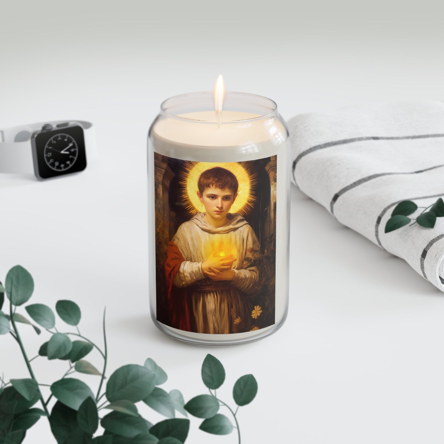 Saint Tarsicius - Scented Prayer Candle, 13.75oz - Tall Size - Religious Prayer Candle - Catholic Art