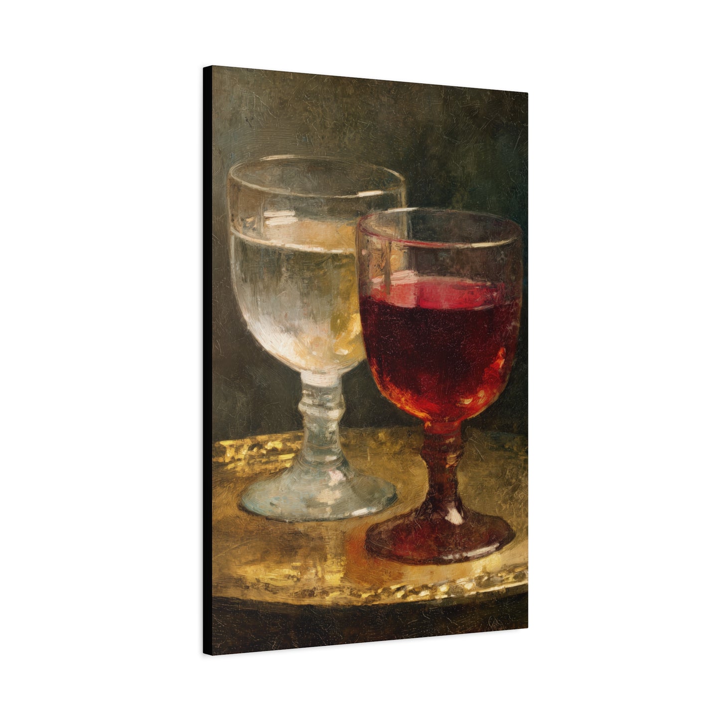 Cana and the Miracle of Abundance - Water into Wine - Gallery Wrapped Canvas - Print - Religious Art for your Home - Catholic Art Print