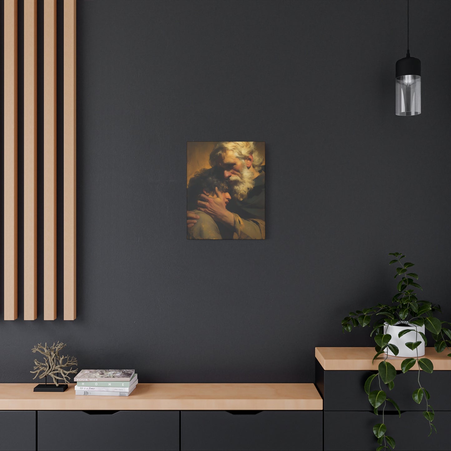 The Return of the Prodigal Son - Gallery Wrapped Canvas - Print - Religious Art for your Home - Catholic Art Print