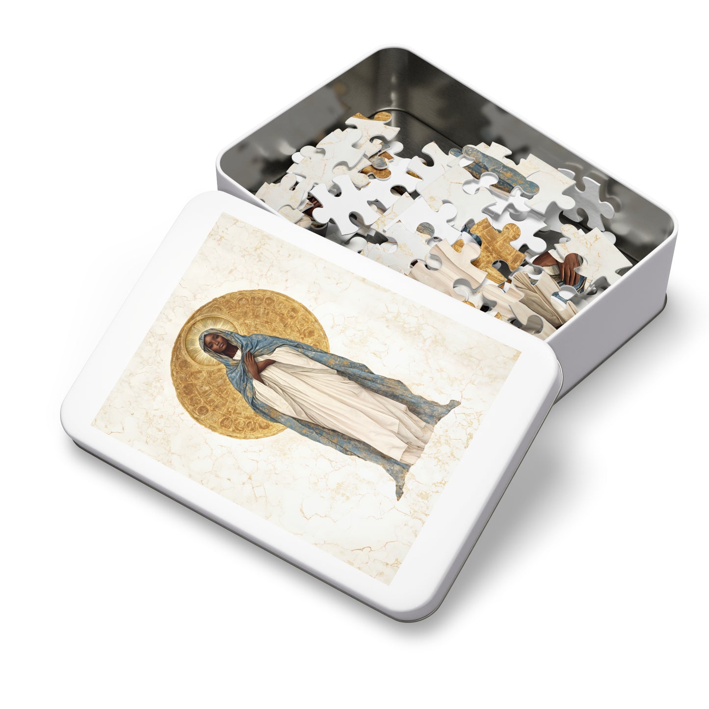 Our Lady of Kibeho- The Vision of Divine Peace - Puzzle and Keepsake Tin - Religious (30, 110, 252, 500,1000) - Religious Puzzle - Religious