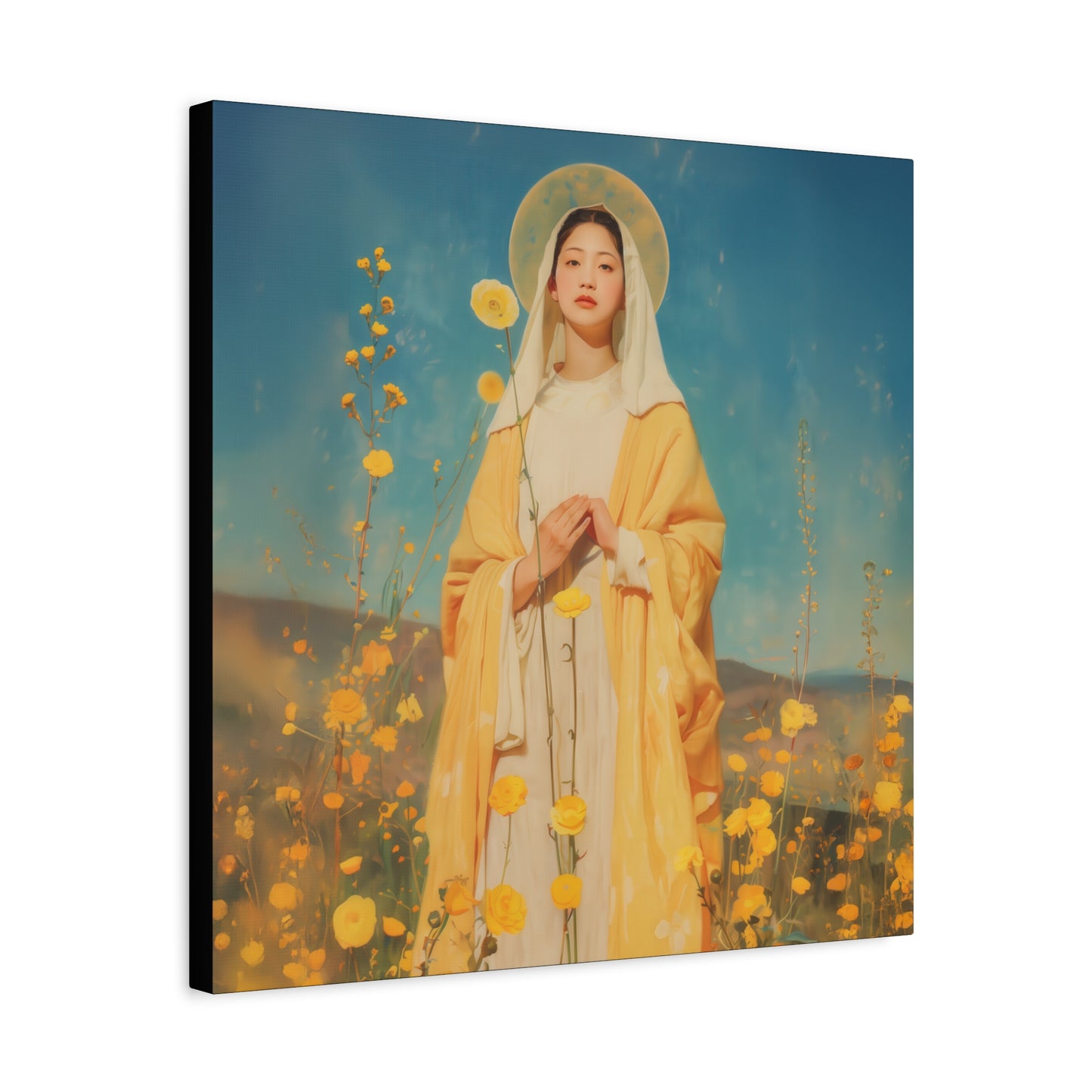 Saint Agatha Lin - Gallery Wrapped Canvas - Print - Religious Art for your Home - Catholic Art