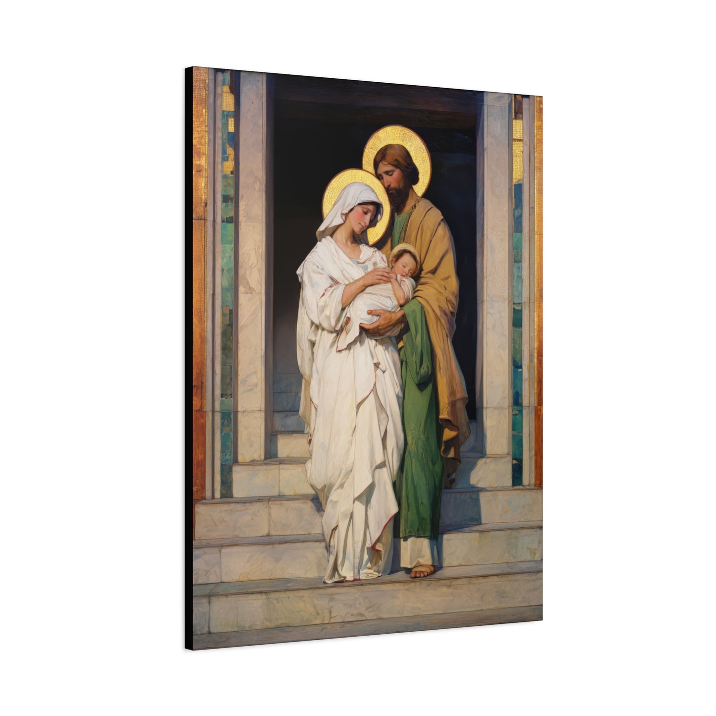 The Feast of the Presentation of the Lord - Holy Family - Gallery Wrapped Canvas - Print - Religious Art for your Home - Catholic art print - prayer room art