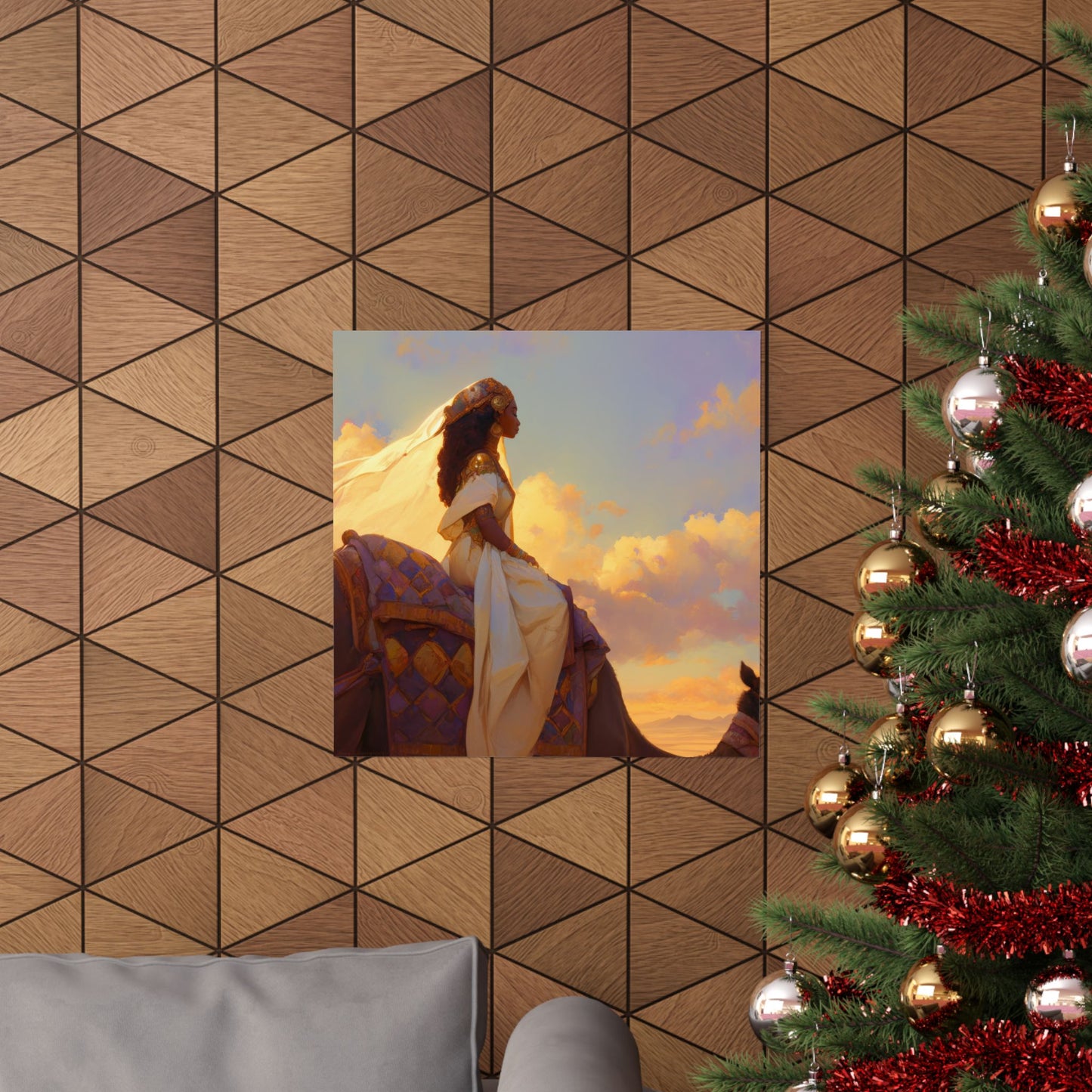 Queen of Sheba - Sanctified Souls Print - Multiple Sizes - Premium Matte Vertical Posters