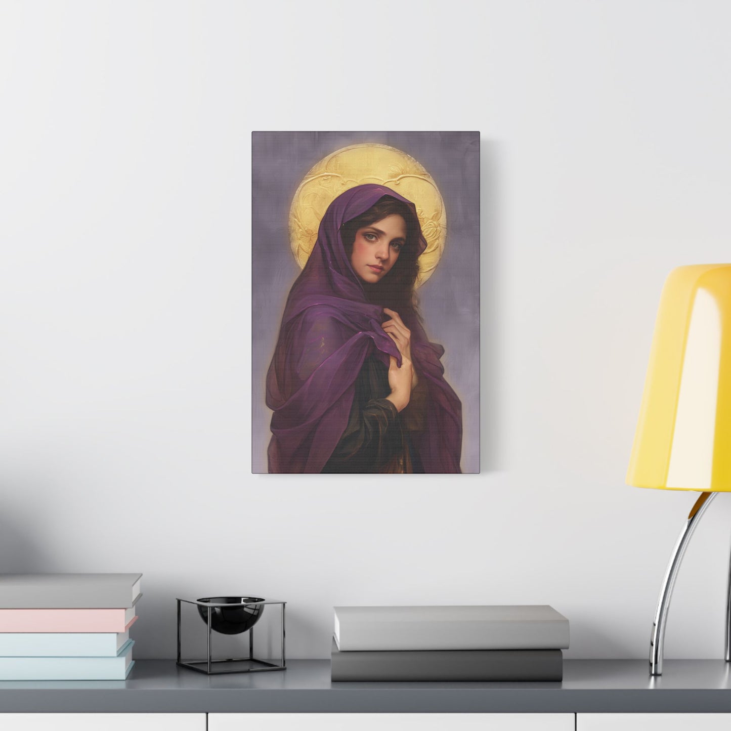 Saint Lydia Purpuraria / Lydia of Thyatira  - Museum Wrapped Canvas - Print - Religious Art for your Home - Christian print - Religious