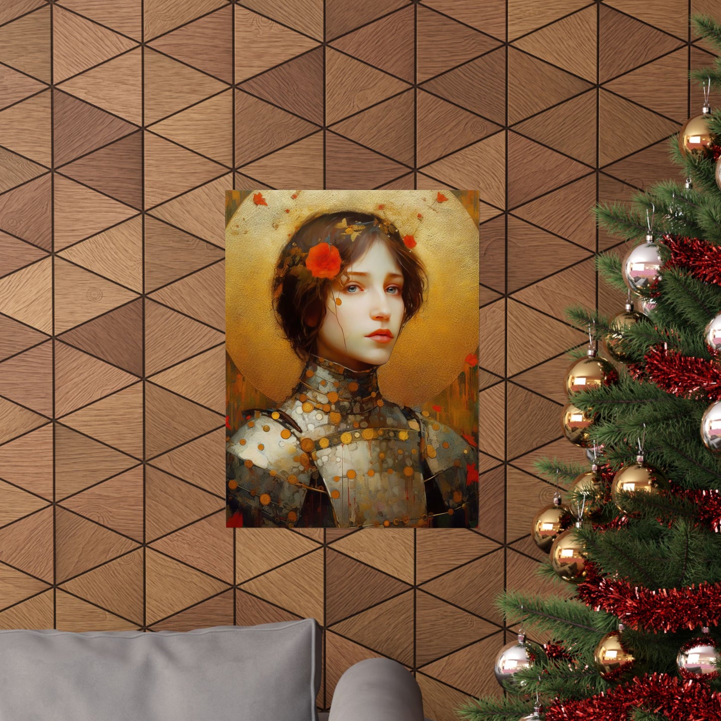 Saint Joan of Arc Print - Sanctified Souls Print - Multiple Sizes - Premium Matte Vertical Posters