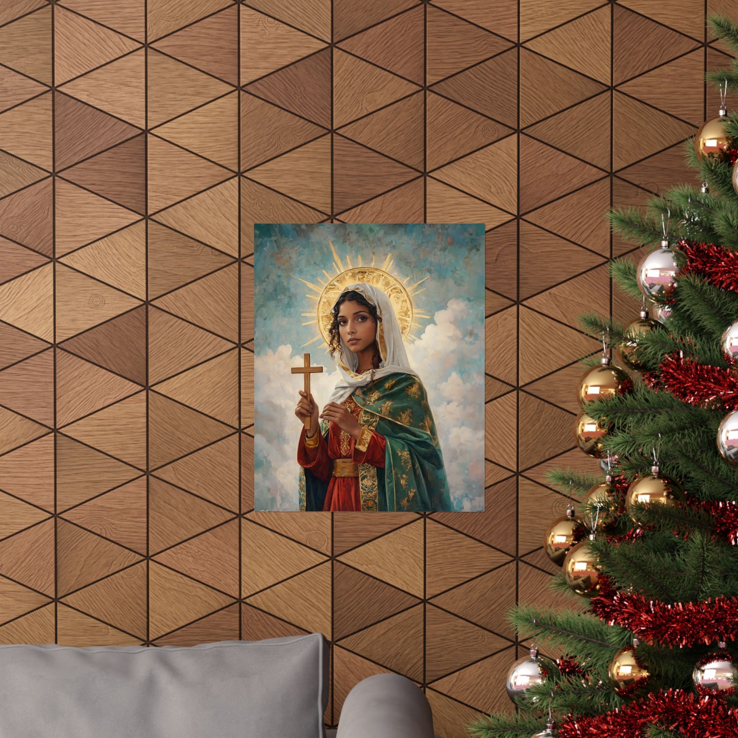 Saint Claudia - Sanctified Souls Print - Multiple Sizes - Premium Posters - Catholic Art - Christian - Gifts for Catholics - Prayer room art