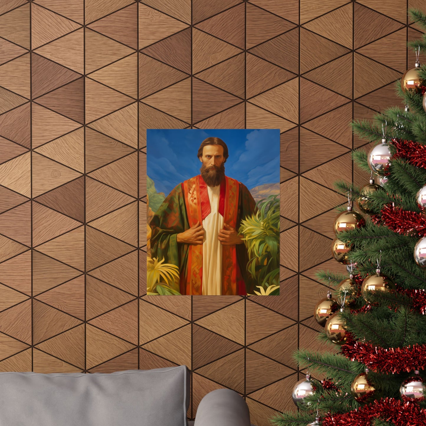 Saint John the Baptist - Sanctified Souls Print - Multiple Sizes - Premium Matte Vertical Posters