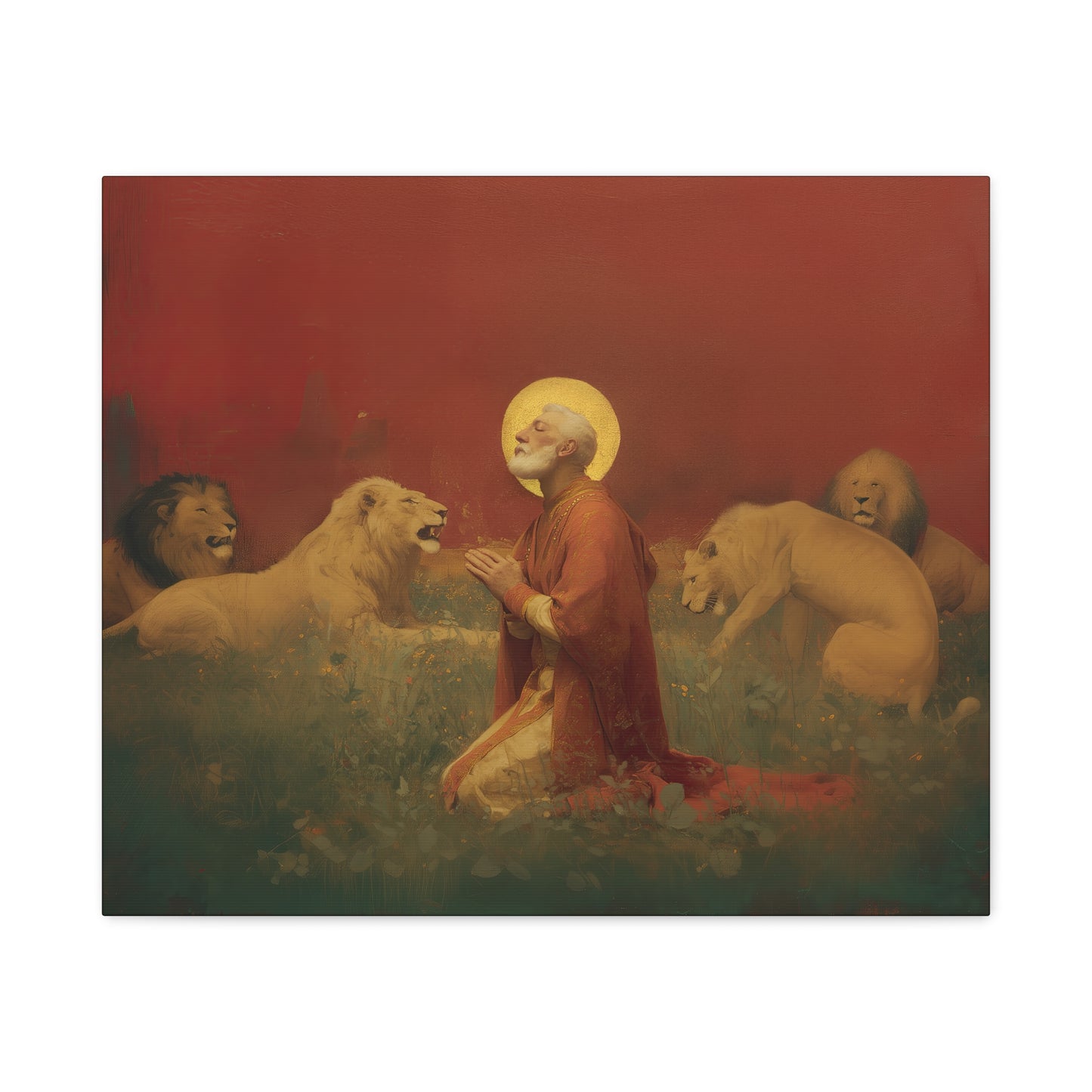 Saint Ignatius of Antioch -  Museum Wrapped Canvas - Sanctified Souls Print - Religious Art for your Home - Catholic Patron Saint Art
