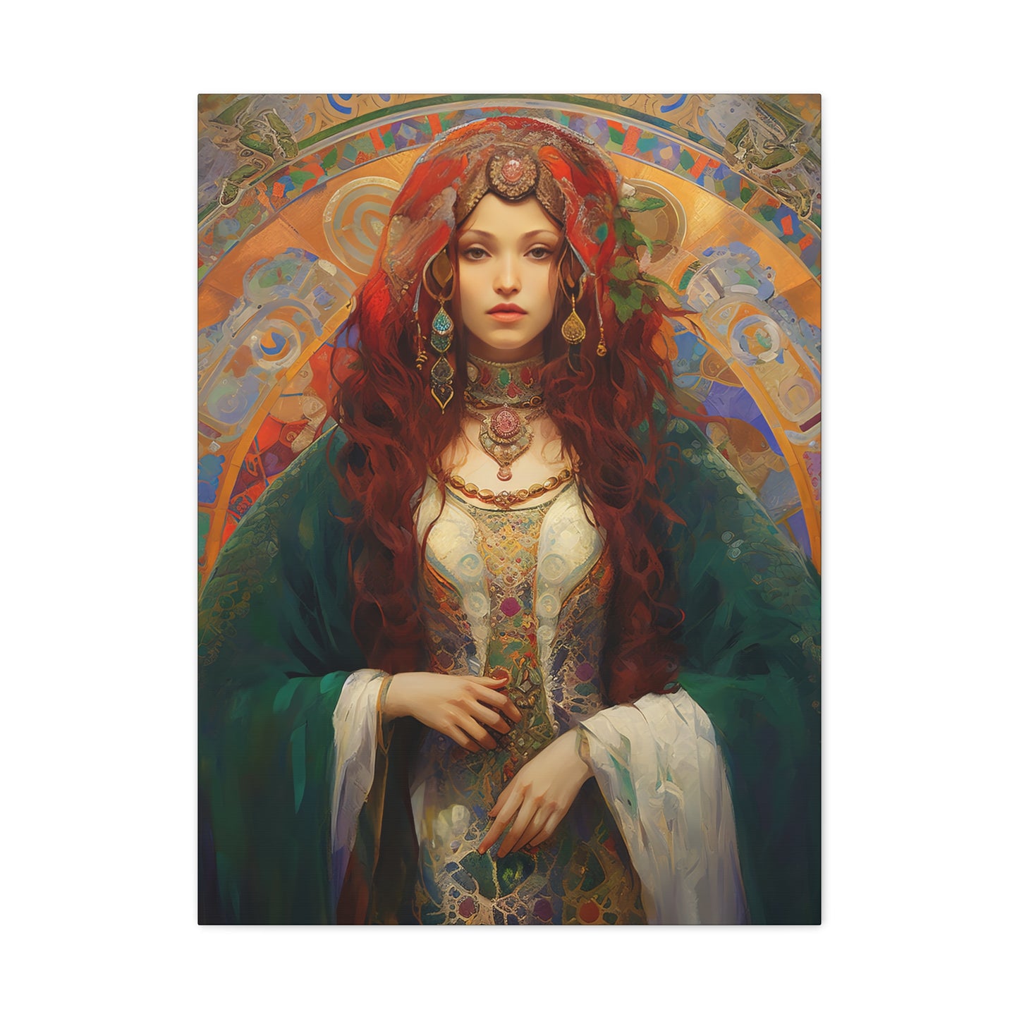 Saint Margaret of Antioch - Museum Wrapped Canvas - Sanctified Souls Print