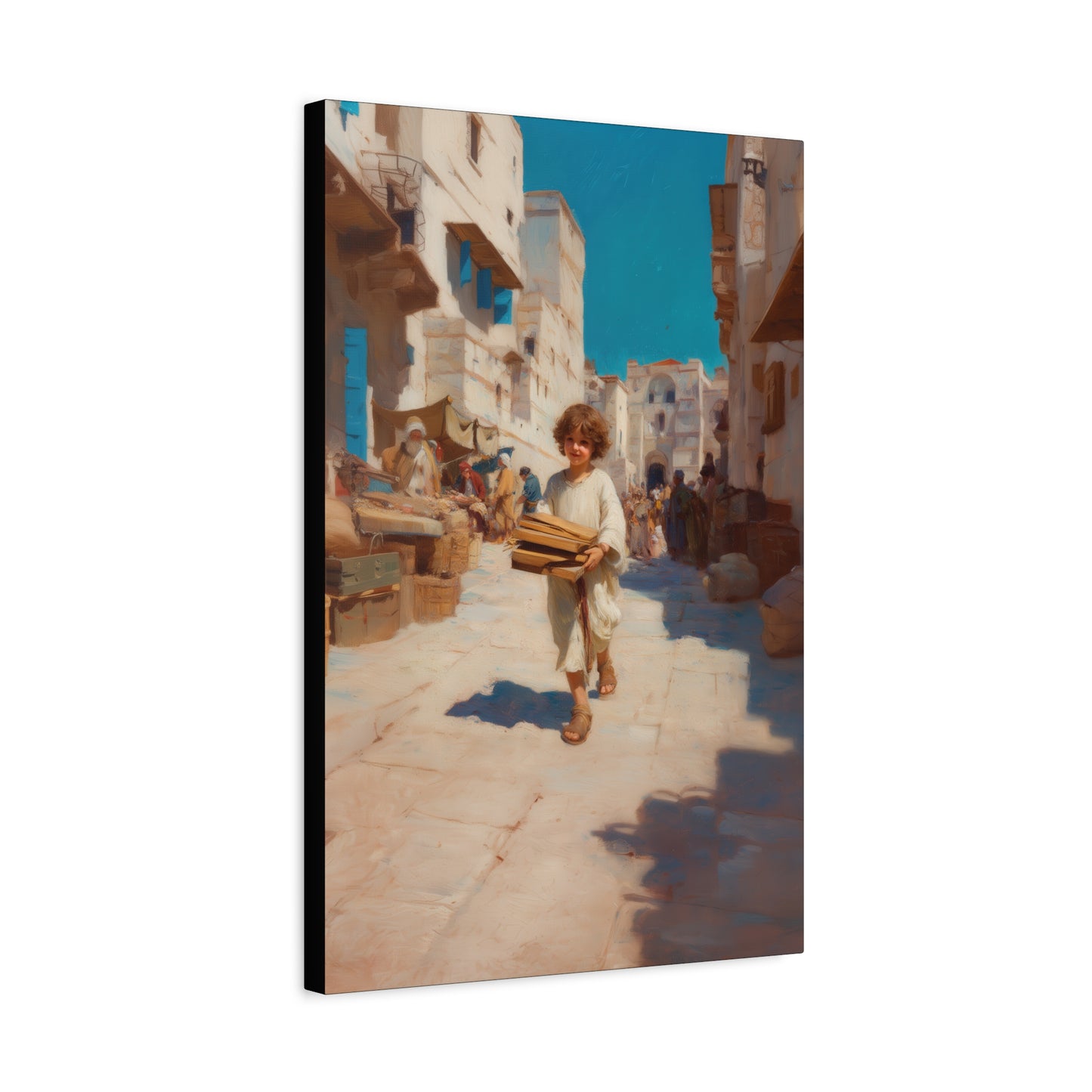 Nazareth and the Hidden Light of Christ - Gallery Wrapped Canvas - Print - Religious Art for your Home - Catholic Art